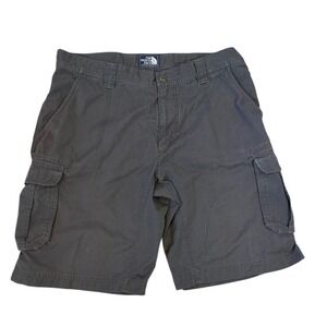 The North Face Mens Cargo Shorts Gray‎ Hiking Outdoor Utility Casual Gorpcore 36